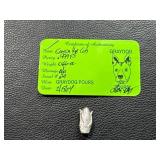 Corncob .999 Silver Piece, 0.66 oz, Signed Certificate of Authenticity