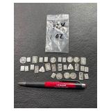 1 oz Assorted Silver Pieces Featuring Various Designs