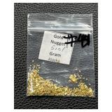 5.01 Gram Alaska Gold Nugget in Labeled Plastic Bag