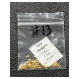 1 Gram of Natural Gold Nuggets from Alaska