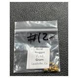 1.02-Gram Gold Nugget from Leadville, Colorado
