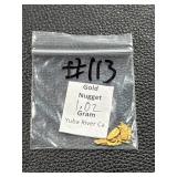 1.02-Gram Natural Gold Nuggets from Yuba River, California