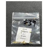 1.01 Gram of Alaskan Gold Nuggets in Small Bag