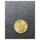 American Gold Eagle Coin with Liberty Design