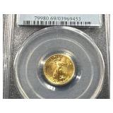 2006-W $5 American Gold Eagle, PCGS MS69