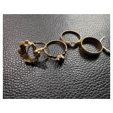 9 Assorted Gold Rings/Bands
