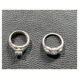 Pair of White Gold Rings