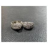 Pair of White Gold Rings
