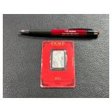 2022 PAMP Swiss 10g Silver Bar Lunar Calendar Series Tiger