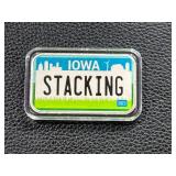 2023 Iowa Silver Bar With Certificate of Authenticity