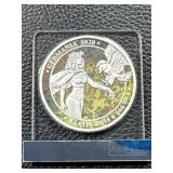 2020 Germania Mint Camouflage 1 oz Silver 5 Mark Coin, BU