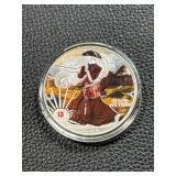 2024 American Silver Eagle Colorized 1oz Coin in Capsule