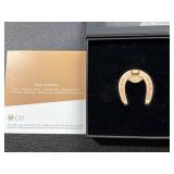 2022 Palau $5 Rosy Horseshoe Coin 1 oz Silver .999 Rose Gold-Plated