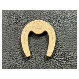 2022 Palau $5 Rosy Horseshoe Coin 1 oz Silver .999 Rose Gold-Plated