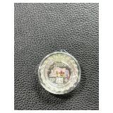 World Landmarks Bottle Cap Silver Coin Featuring USA, 2021, 8g, 999 Fine Silver