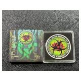 2021 Zombucks Pandemonium 1 oz Silver Round, Unleaded Edition