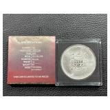 2022 Fiji Silver Dollar Coin "Time Of The Zombies" with Case