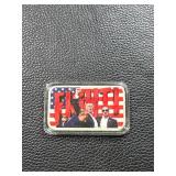 Trump Theme 1oz .999 Silver Bar - "You Missed"