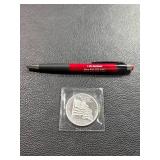 .999 Fine Silver Breast Cancer Awareness Round, 1 Troy Ounce