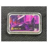 1oz Silver .999 Bar TRUMP Grand Theft Auto