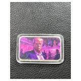 1oz Silver .999 Bar TRUMP Grand Theft Auto