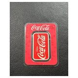 Coca-Cola 1 oz .999 Fine Silver Bar in Original Packaging