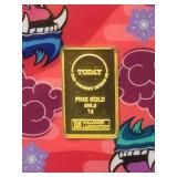 1 Gram Gold Bar with Dragon Motif