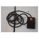 WEN WA0392 120V 15-Amp Momentary Power Foot Pedal Switch for Woodworking