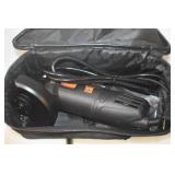 WEN 94475 7.5-Amp 4-1/2-Inch Angle Grinder with Reversible Handle, Three Grinding Discs, and Carrying Case