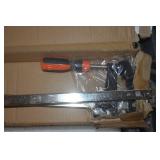 WEN 10236F2 Quick-Adjust 36-Inch Steel Bar Clamps with 2.5-Inch Throat and Micro-Adjustment Handle, Two Pack