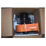 WEN DC3401 5.7-Amp 660 CFM Rolling Dust Collector with 12-Gallon Bag and Optional Wall Mount