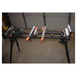 WEN MSA330 Collapsible Rolling Miter Saw Stand with 3 Onboard Outlets