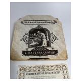 1985 Knowles First collector plate "FASCINATION"