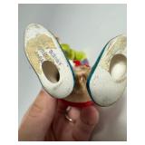 Vintage Disney Two of the Seven Dwarfs Pottery Figures