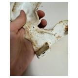 Vintage Hand Painted Big Arrow Heavy Cast Iron Mystical Unicorn Door Stop