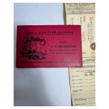 Vintage Fishing Licenses