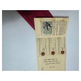 Vintage Fishing Licenses