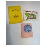 Vintage Manual, Cook Book, & Family Fun Road Trip Book