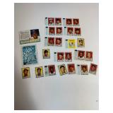 1962 Topps Stamps Baseball Card Inserts