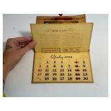 Vintage 1955 Advertising Calendar