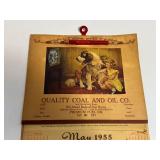 Vintage 1955 Advertising Calendar