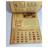 Vintage 1955 Advertising Calendar