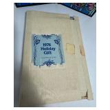 Vintage 1976 California Perfume Company Stained Glass Advertising Panels