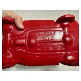 Vintage Haeger Red Convertible with White Interior Planter