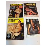 Signed Photo by STONE COLD STEVE AUSTIN & Vintage Wrestling Magazines