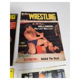 Signed Photo by STONE COLD STEVE AUSTIN & Vintage Wrestling Magazines