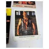 Signed Photo by STONE COLD STEVE AUSTIN & Vintage Wrestling Magazines
