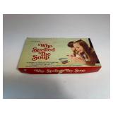 Vintage Lido Who Spelled The Soup An Alphabet Letter Pop Together Spelling Game