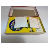 Vintage Lido Who Spelled The Soup An Alphabet Letter Pop Together Spelling Game