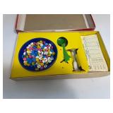 Vintage Lido Who Spelled The Soup An Alphabet Letter Pop Together Spelling Game
